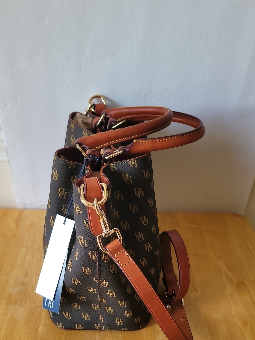 Dooney & Bourke Gretta Brenna Satchel Purse Handbag - Picture 5 of 14